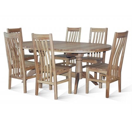 TCH - Windsor Double Pedestal Table  plus Chairs