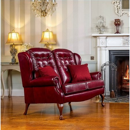 Sherborne - Lynton Fireside 2 Seater Leather Settee