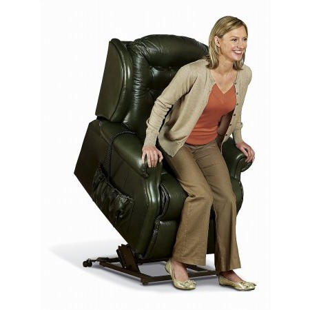 Sherborne - Lynton Small Lift  plus Rise Leather Recliner Chair