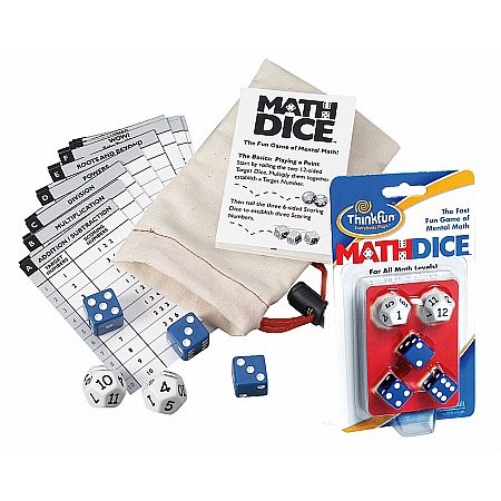 Coiledspring Games - Math Dice by Think Fun