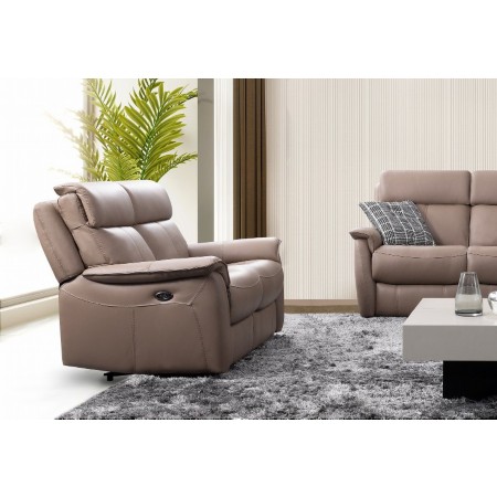 The Smith Collection - Henderson 2 Seater Leather Reclining Sofa