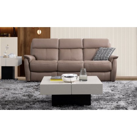 The Smith Collection - Henderson 3 Seater Leather Recliner Sofa