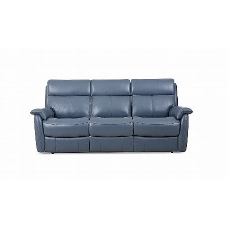 The Smith Collection - Henderson 3 Seater Leather Sofa