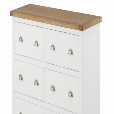 The Smith Collection - Polperro 6 Drawer Chest White