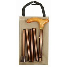 1092/Classic-Canes/Folding-Cane-Handbag-Folding-Cane-Coffee-Brown