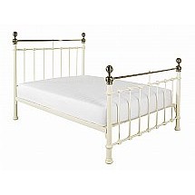 3512/The-Smith-Collection/Richmond-Metal-Bedstead-in-Cream-Brass