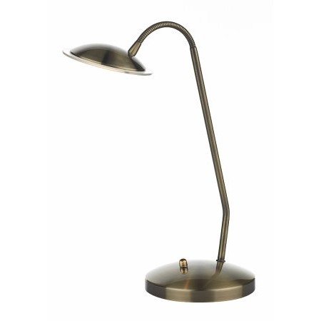 Dar Lighting - Mexico Table Lamp Led Antique Brass