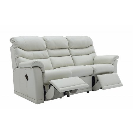G Plan Upholstery - Malvern 3 Seater Leather Recliner Sofa