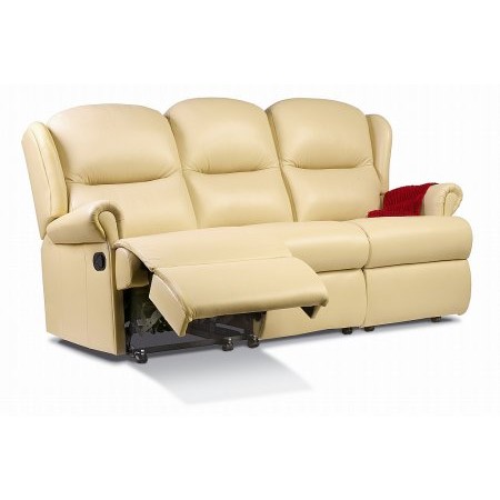 Sherborne - Malvern 3 Seater Leather Recliner Settee