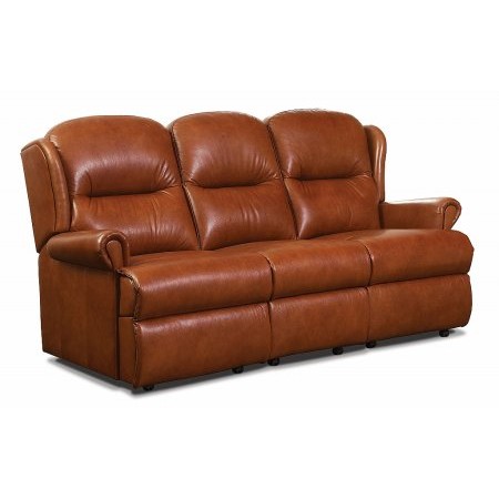 Sherborne - Malvern 3 Seater Leather Settee