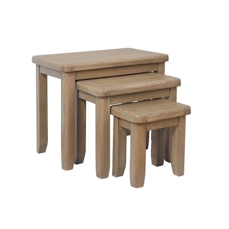 Kettle Interiors - Helford Nest of 3 Tables