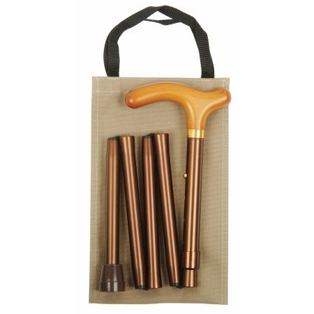 Classic Canes - Folding Cane Handbag Folding Cane Coffee Brown