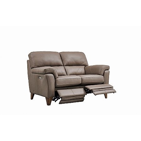 The Smith Collection - Arundel 2 Seater Leather Recliner Sofa