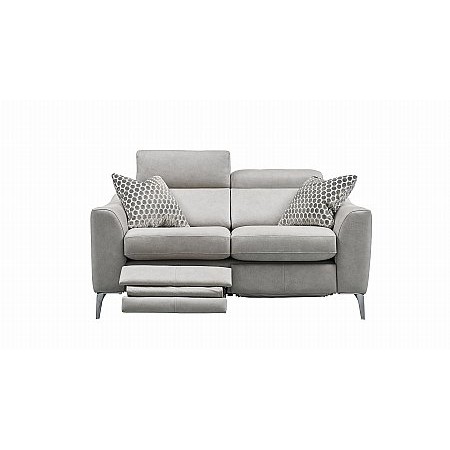 The Smith Collection - Ely 2 Seater Leather Recliner Sofa