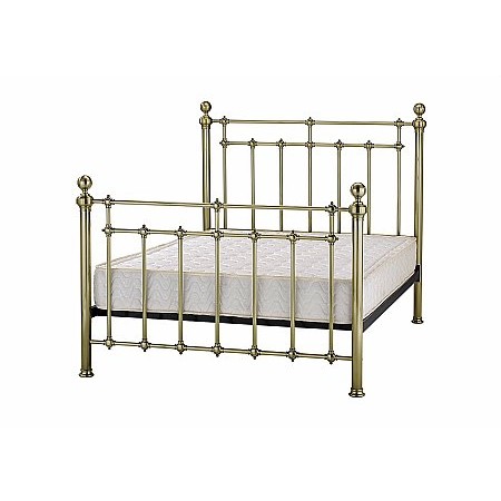 The Smith Collection - Clifton Metal Bedstead in Antique Brass