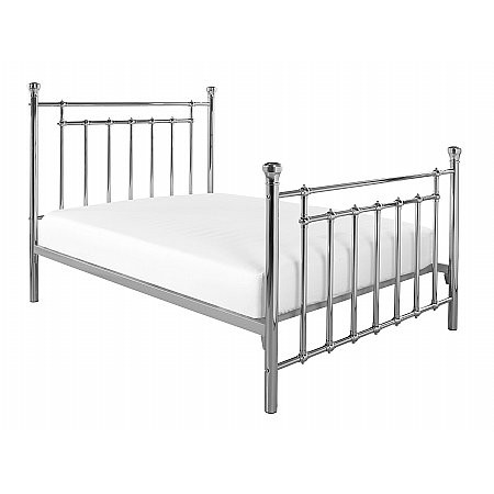 The Smith Collection - Knightsbridge Metal Bedstead in Chrome