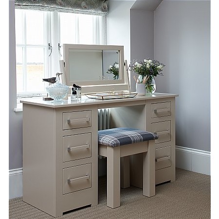 Hill And Hunter - Modo Double Pedestal Dressing Table