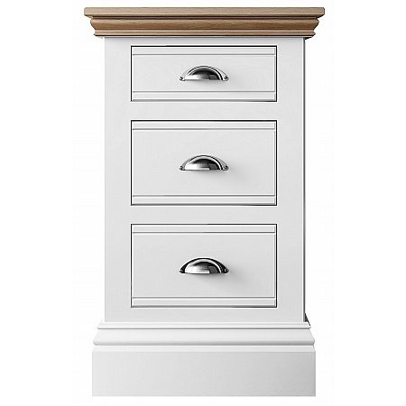 Hill And Hunter - New England 3 Drawer Bedside