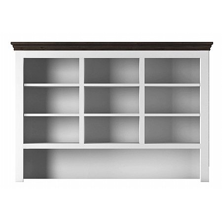 Hill And Hunter - New England Medium Open Dresser Rack with Painted Shelves