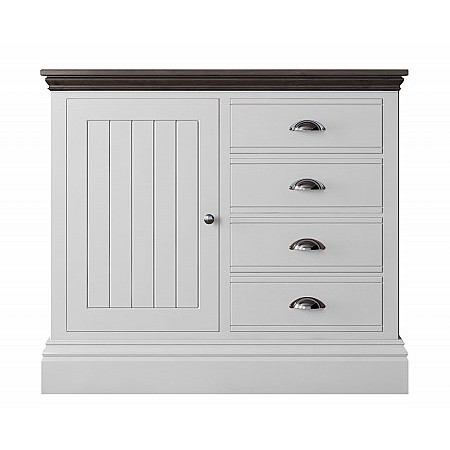Hill And Hunter - New England Small 1 Door 4 Drawer Sideboard