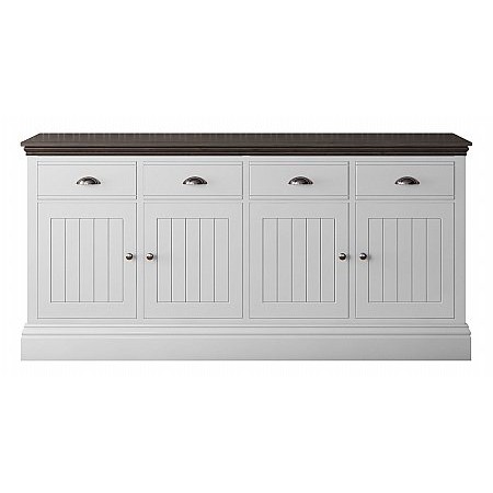 Hill And Hunter - New England Large 4 Door 4 Drawer Sideboard