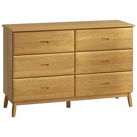 The Smith Collection - Malmo 6 Drawer Wide Chest