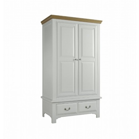 The Smith Collection - Cavacuiti 2 Door Oak Wardrobe