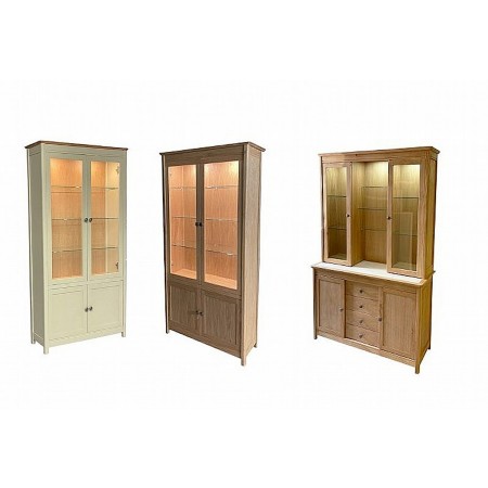 Anbercraft - Beaumont Display Cabinets