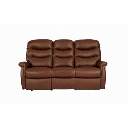 Celebrity - Hollingwell Petite 3 Seater Leather Split Fixed Sofa