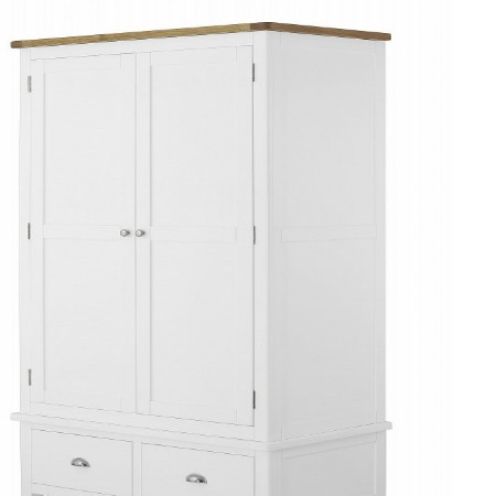 The Smith Collection - Polperro Gents Wardrobe White