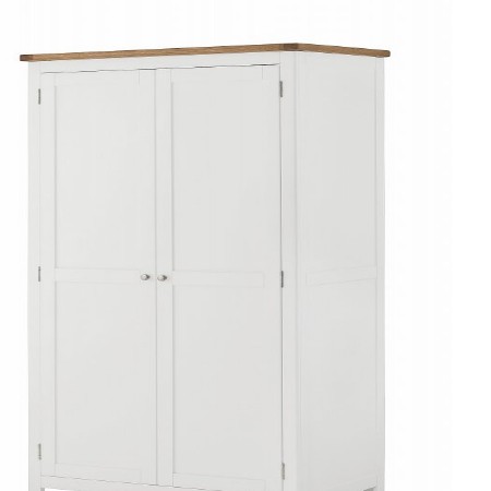 The Smith Collection - Polperro 2 Door Wardrobe White