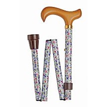 1093/Classic-Canes/Folding-Cane-Value-Folding-Cane-White-Floral