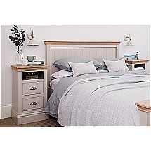 3666/Hill-And-Hunter/New-England-2-Drawer-Open-Shelf-Bedside