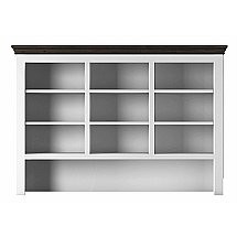 3693/Hill-And-Hunter/New-England-Medium-Open-Dresser-Rack-with-Painted-Shelves